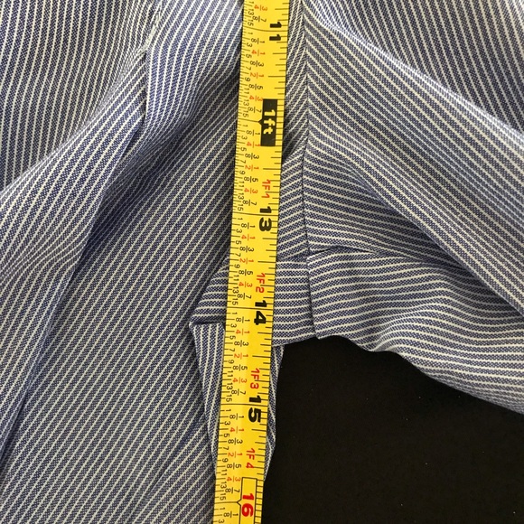 New high waisted crop pant button detail Shop bop wide leg small spring summer - Picture 6 of 11